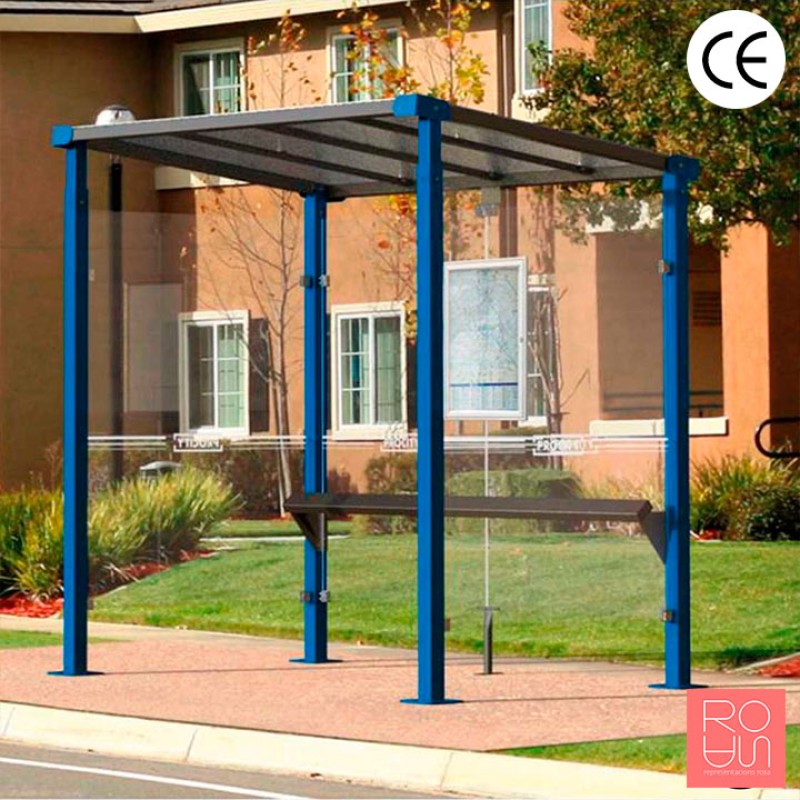 Marquesina parada d'autobús Milà